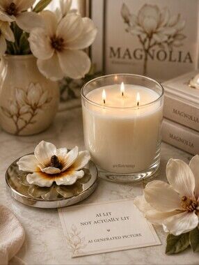 Michael Aram Magnolia Floral Designer Candle